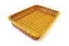 Хлебница плетеная пластиковая 450х350х80мм цвет ясень