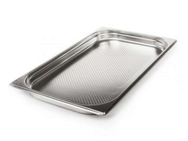 Гастроемкость 1/1 h40  530х325х40мм нержавеющая сталь перфорированная