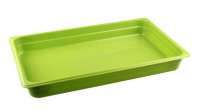 Гастроемкость 1/1 зеленая полипропилен 530х325мм h65мм