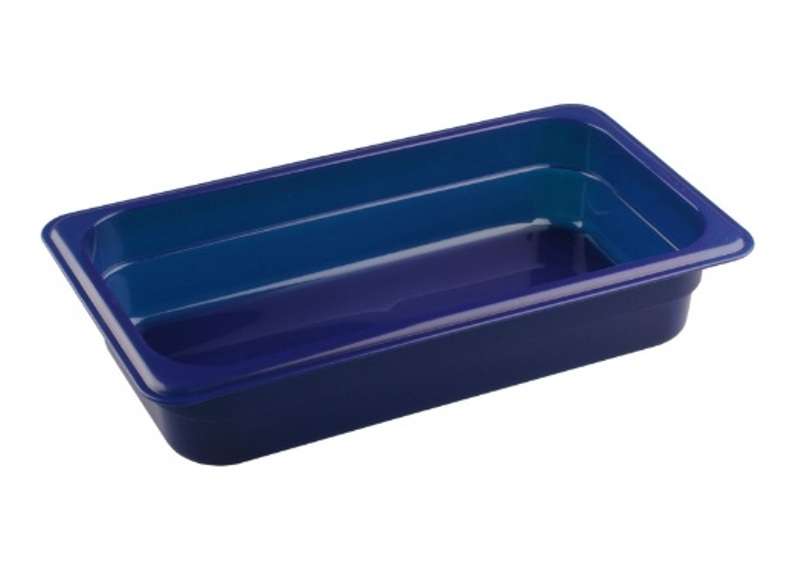 Гастроемкость 1/3 синяя полипропилен 325х176мм h65мм