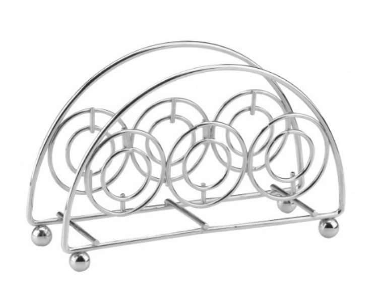 Салфетница нержавеющая сталь 140х40х90мм