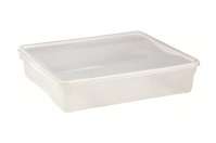 Ящик универсальный с крышкой полипропилен прозрачный 400х335х85мм 9л