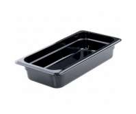 Гастроемкость 1/3 h65 325х176х65мм поликарбонат черная