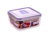 Контейнер для продуктов с зажимом пластиковый 0,9л