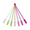 Палочки для коктейлей «Весло» полистирол L195мм разноцветные (упаковка 50шт.)