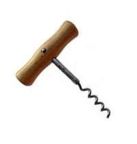 Штопор винтовой с деревянной ручкой "Симпл"