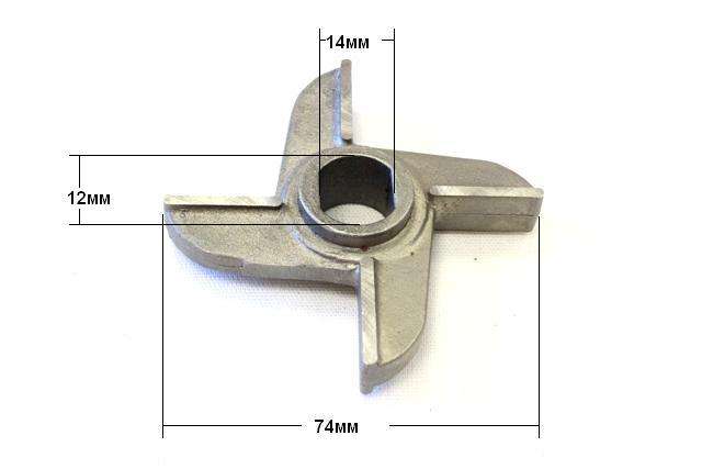 Нож двусторонний с буртом к МИМ-300