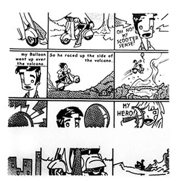 Бумага для сэндвичей «Комикс» 160х160мм (упаковка 100шт.)