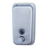 Дозатор  диспенсер для жидкого мыла нержавеющая сталь 0,5л