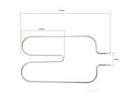 НТЭН 4683-00 220/2,0 (ТЭН 191,5 А 10/2,0 -на конфорку КЭП-0,17 внеш.)