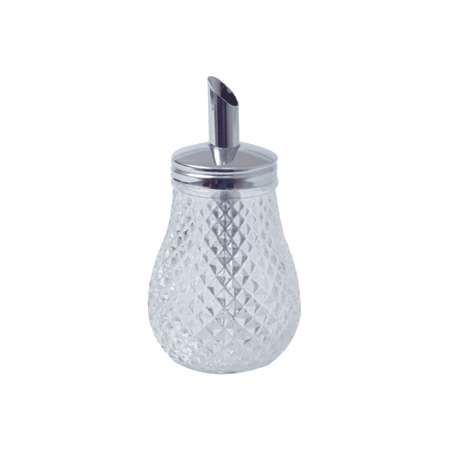 Сахарница с дозатором 300мл стекло/нержавеющая сталь