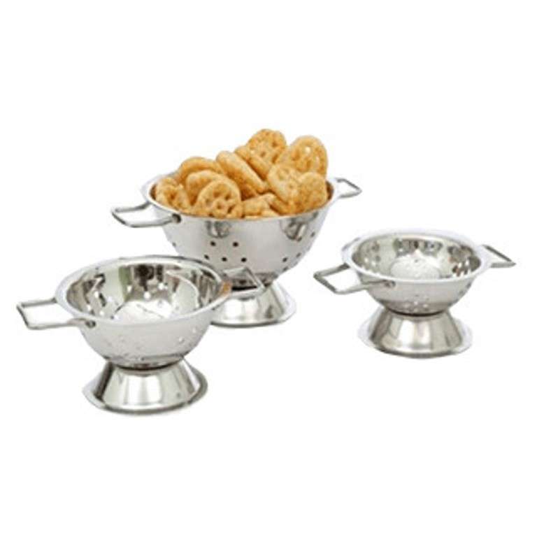 Дуршлаг для подачи нержавеющая сталь d130мм h65мм