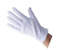 Перчатки размер M белые хлопок 1 пара