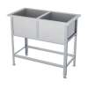 Ванна моечная 2-х секционная 1010х530х870мм AISI 304