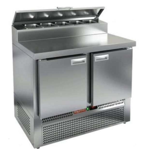 Стол холодильный для пиццы н/ж 2 двери