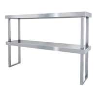 Полка 1500х300х800мм двухуровневая