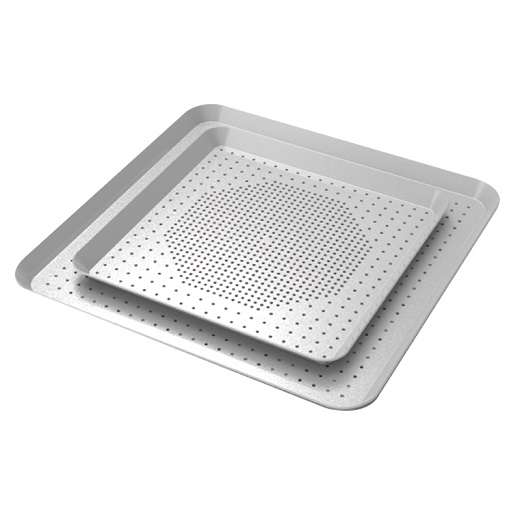 Форма для пиццы 254х254мм перфорированная