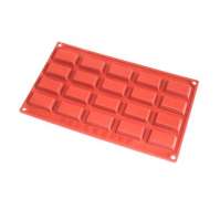 Форма силиконовый Прямоугольники (20шт. 49х26мм h11мм) 175х300мм