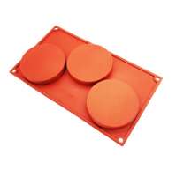 Форма силиконовая Диски (3шт. d105мм h23мм) 175х300мм
