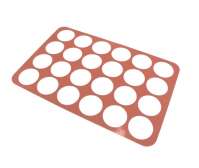 Коврик-трафарет силиконовый для макаронс 560х370мм