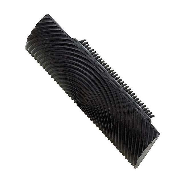 Скребок гребенка двусторонняя "Дерево" 150мм силикон АКЦИЯ