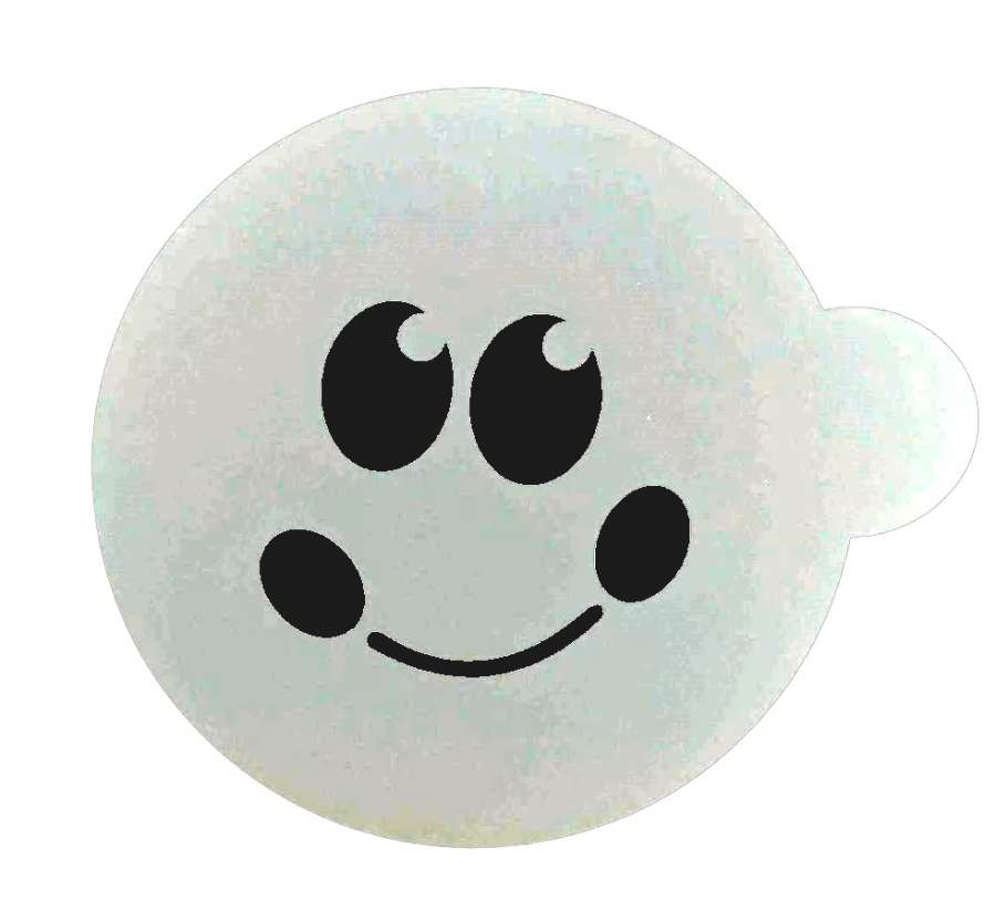 Трафарет декоратор для кофе "Смайлик 1"