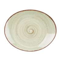 Тарелка 260х220х40мм "Blue Lake"