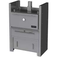 Печь-мангал c подставкой и тепловым шкафом VESTA 45