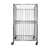 Тележка сетчатая с полками для белья Вязьма ТСП-600