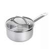 Сотейник 1,5л нержавеющая сталь с носиком индукция