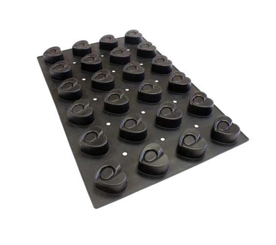 Коврик Сердце (24шт. 65х60мм h30мм) 600х400мм