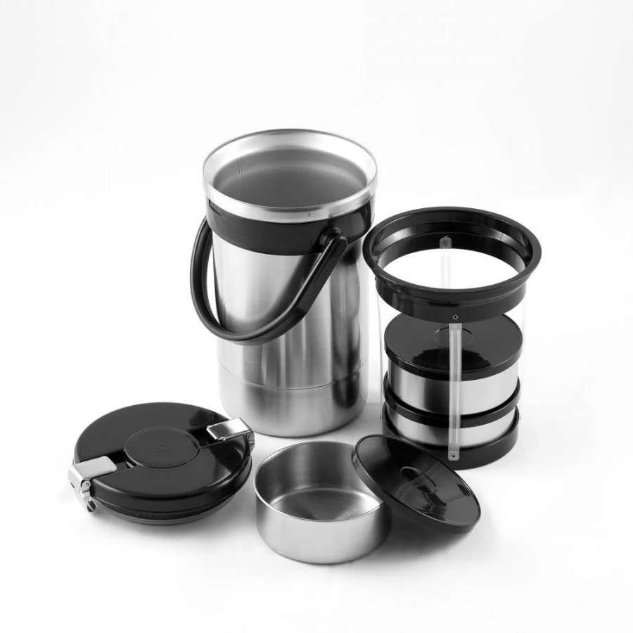 Термос "Экспресс" 3-секционный (с металлическими судаками)