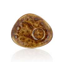 Блюдце 140х110мм Cowry Yellow By Bone CW-YL-ZT-02-STB