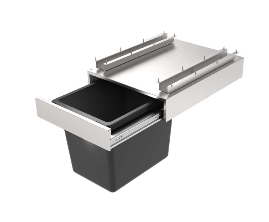 Урна подвесная выдвижная