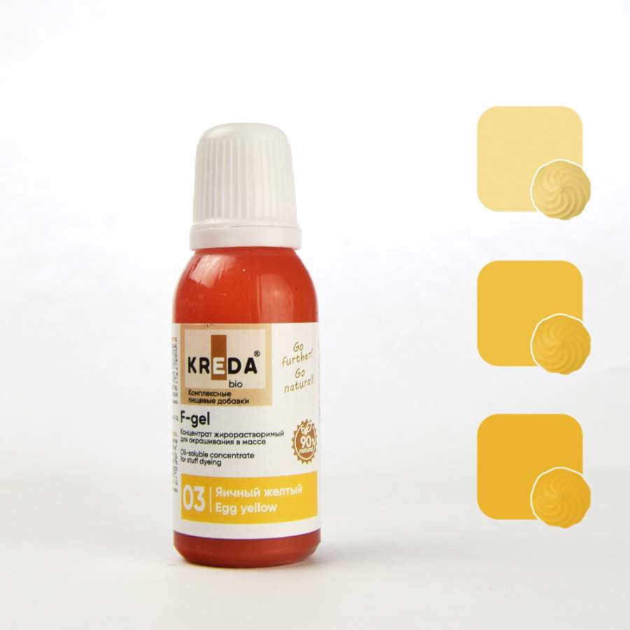 Краситель жирорастворимый 20мл яичный желтый