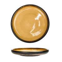 Салатник d245мм h37мм каменная керамика "Spider Silk-Yellow"