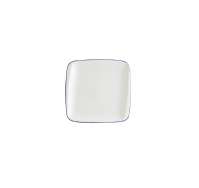 Блюдо квадратное 220х200мм Ретро синий край Bonna E101MOV28KR