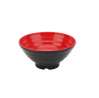 Миска 950мл 200 мм меламин красно-черный