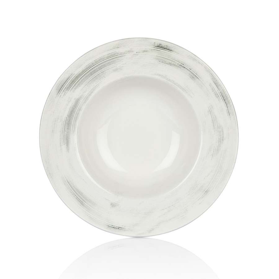 Тарелка д/пасты гастро d250мм 400мл фарфор Falme Grey By Bone TN-FG-GT-25-CK