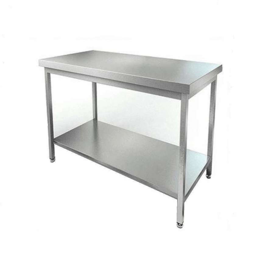 Стол разделочный 1000х800 без борта, полка сплошная