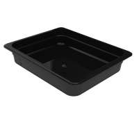 Гастроемкость 1/2 h100 325х265мм п/п черная   325х265мм h100