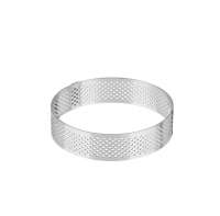 Форма перфорированная кольцо d80мм h20мм нержавеющая сталь