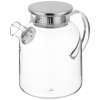 Чайник заварочный 1.8л термостекло нерж. крышка АКЦИЯ