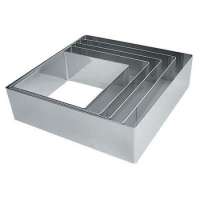 Форма резак вырубка квадрат 200х200мм h40мм нержавеющая сталь