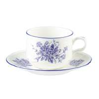 Чайная пара 240мл d87мм "Sea Flower"