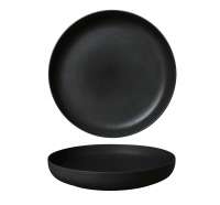 Тарелка с бортом d230мм Fine Plus-Black Sand Noble