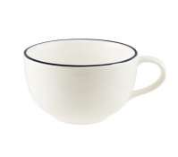 Чашка чайная 250мл Линеа черный Bonna LNEBLRIT04CPF