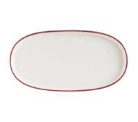 Блюдо овальное 210х100мм Линеа бургундия Bonna LNEBDHYG21OV
