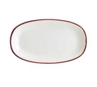 Блюдо овальное 240х140мм Линеа бургундия Bonna LNEBDGRM24OKY